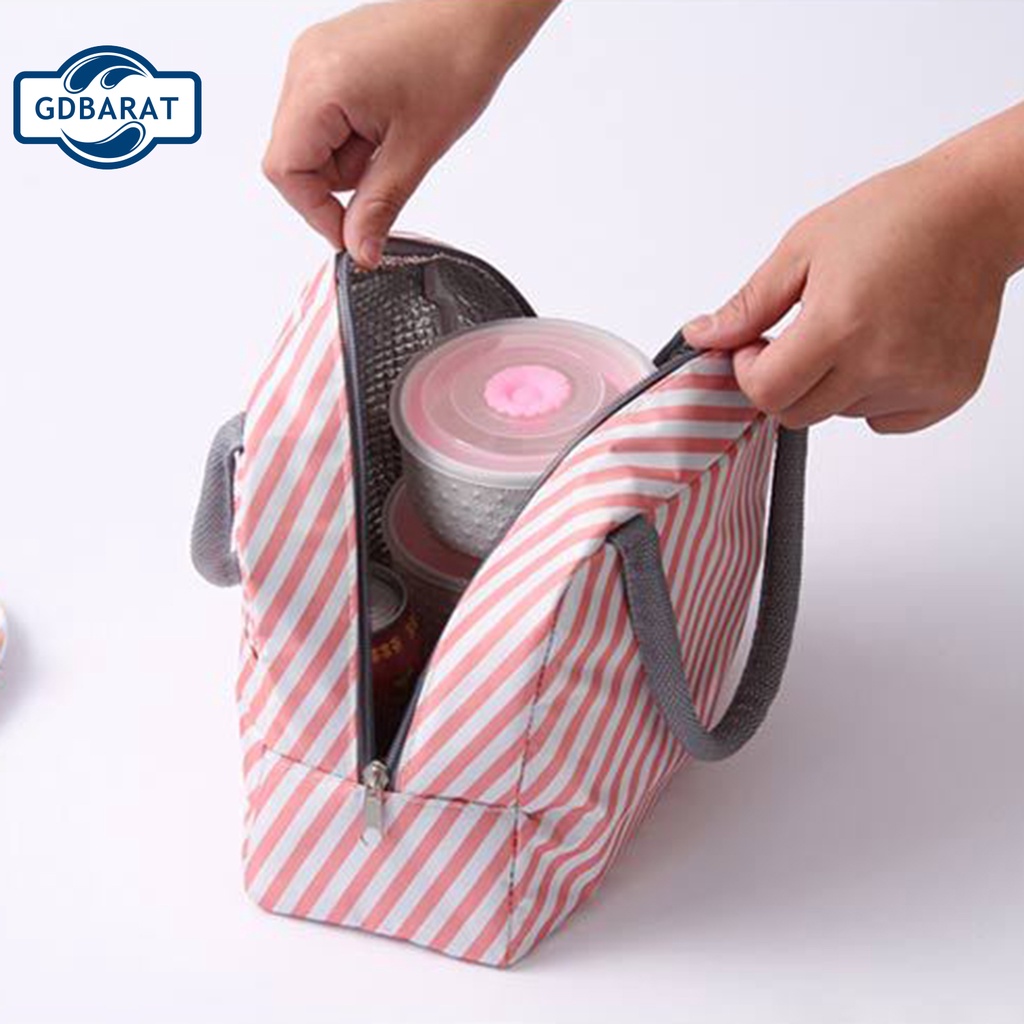 Túi Tote Đựng Hộp Cơm Trưa Bằng Vải Oxford Siêu Bền Tiện Dụng