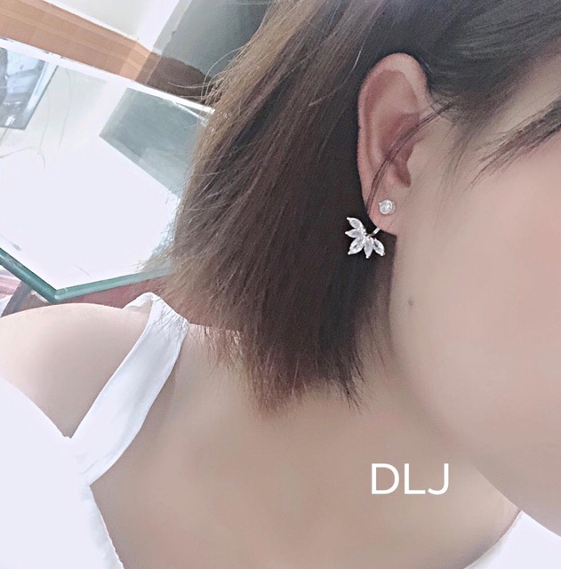 BÔNG TAI NỮ CÁ TÍNH CHUẨN BẠC TA - THJ SILVER