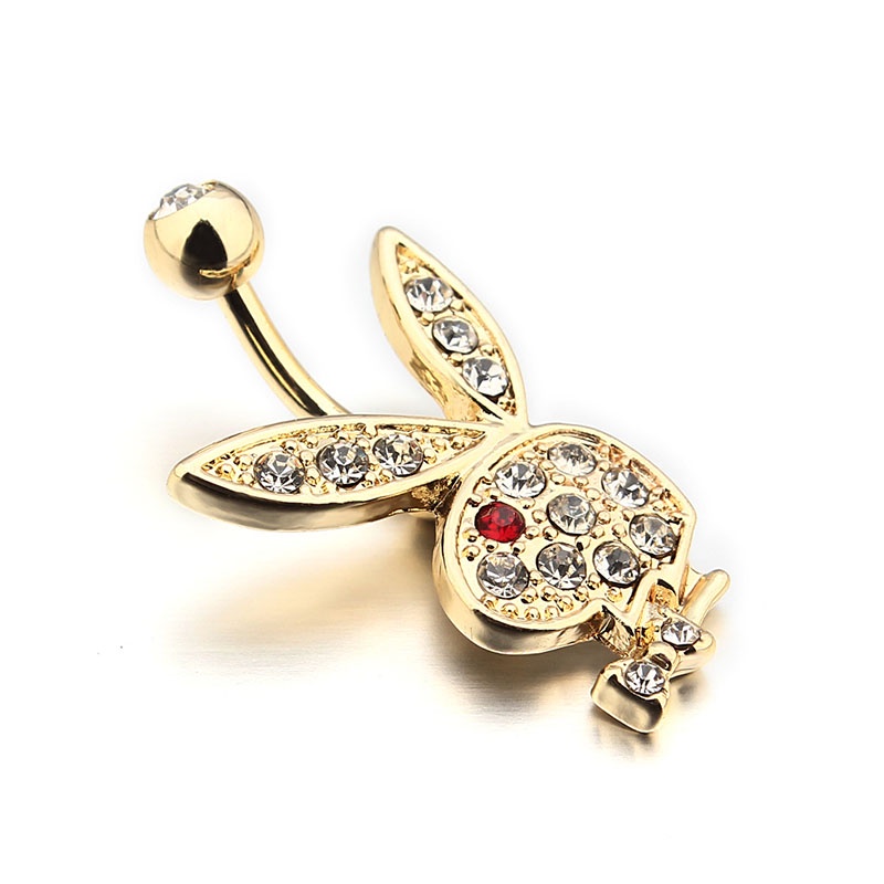 1 Khuyên Rốn Hình Thỏ Hoạt Hình Sáng Tạo Cho Nữ