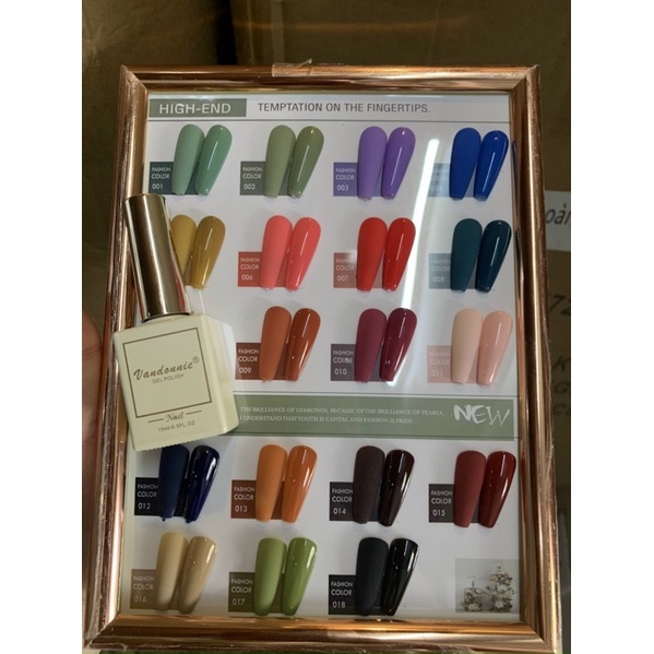 Sơn gel lẻ chai chọn theo màu các loại, sơn thạch sơn móng nail