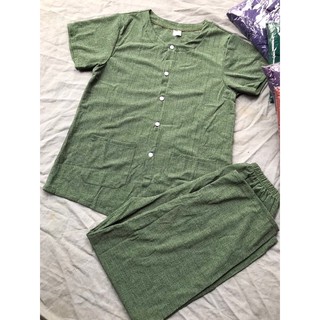 Bộ bà già cổ tròn 2túi
