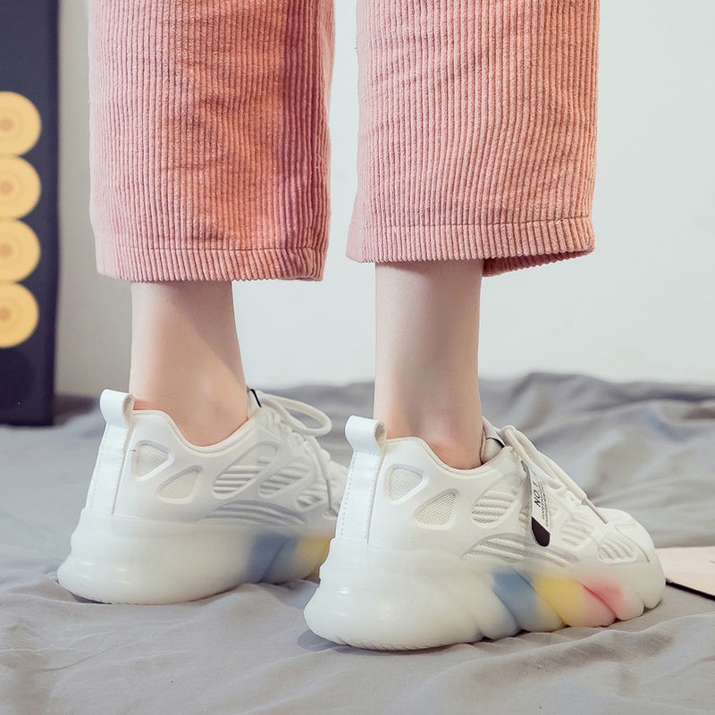 Giày Thể Thao Phối Lưới Thoáng Khí Thời Trang Cho Nữ