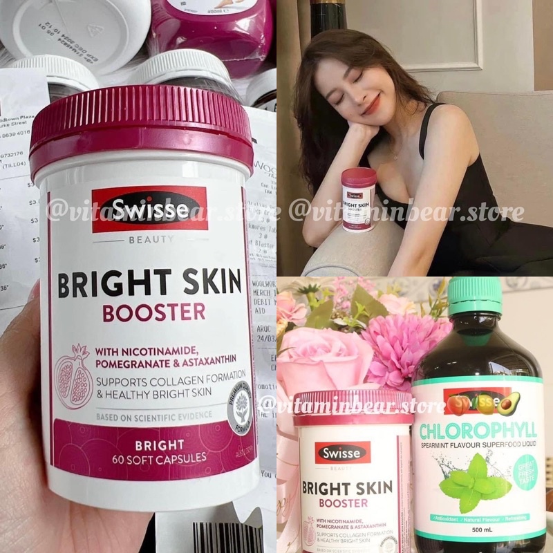 Viên Uống Trắng Da Swisse Beauty Bright Skin 60 Viên