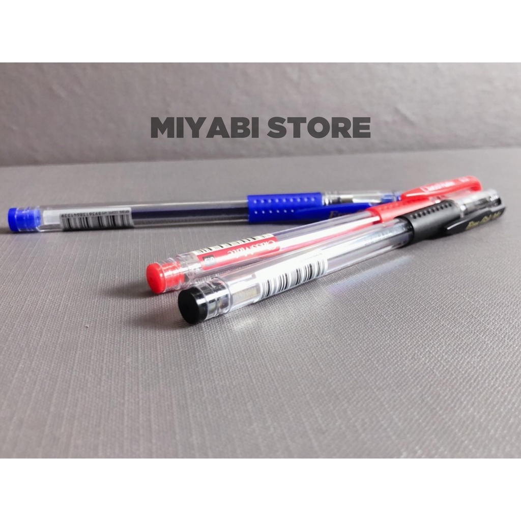 Bút bi nước xanh ,đen ,đỏ Eras ngòi 0.5mm – bút mực gel đen cao cấp văn phòng phẩm - Miyabi Store