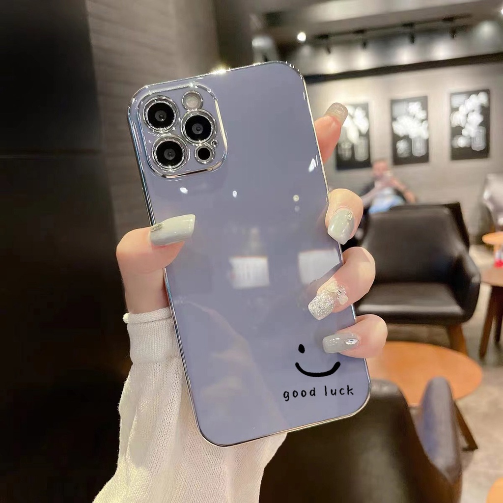 Ốp lưng iphone mạ điện 6D sang trọng cho Iphone 7 8 Plus SE X XS XS Max 11 12 13 Pro Max