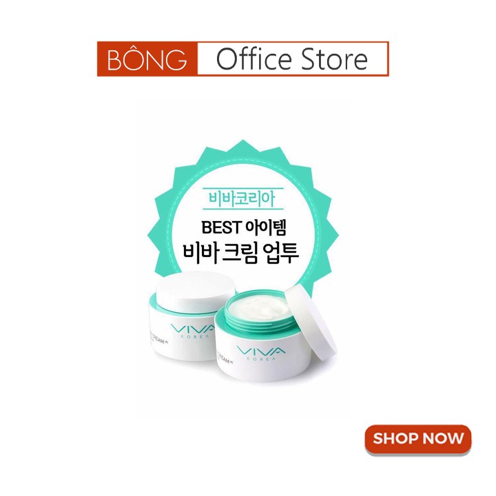 Kem nở ngực, cho vòng 1 săn chắc & sexy hơn Viva Cream Korea 100g - Hàn Quốc BÔNG SHOP