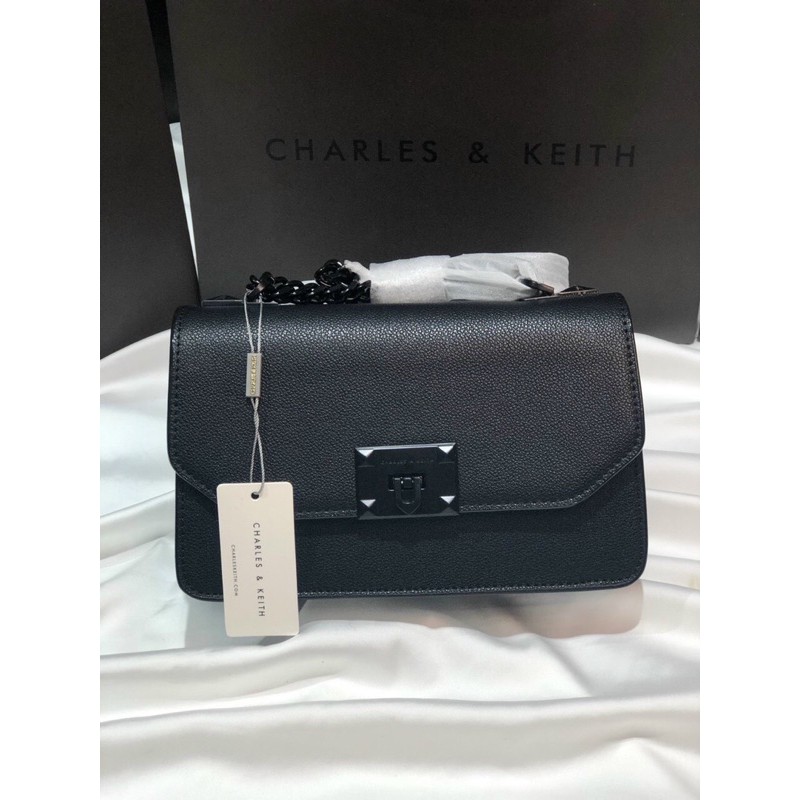 TÚI CHARLES & KEITH All BLACK bản 2020