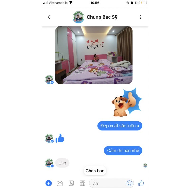 Tranh dán tường mica 3d love hộp quà, trang trí phòng khách, phòng ngủ