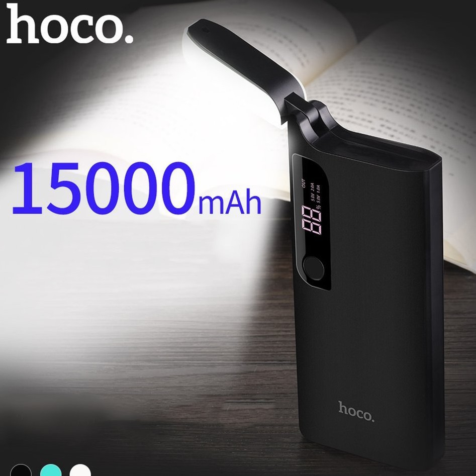 [15000 MAH] SẠC DỰ PHÒNG IPHONE ANROID HOCO B27 TÍCH HỢP ĐÈN CHIẾU SÁNG