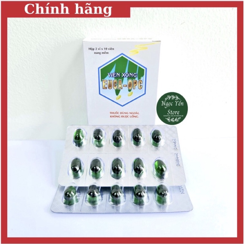 Viên xông EUCA OPC - xông khi cảm cúm, xông sát khuẩn mũi họng