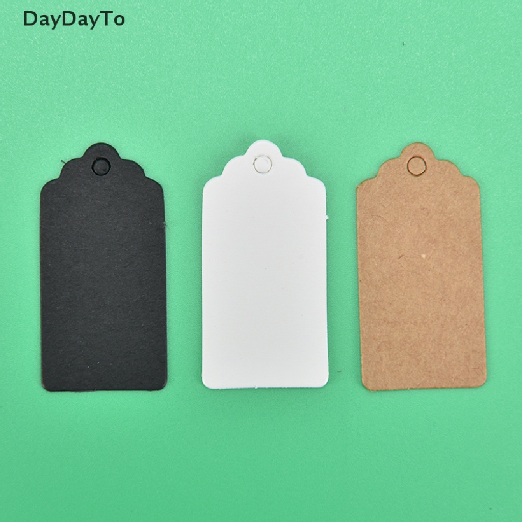 Set 100 Thẻ Giấy Treo Ghi Chú Cho Tiệc Cưới