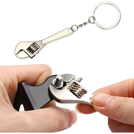 Móc Khóa Mặt Hình Cờ Lê Mini Bằng Hợp Kim Đa Năng Tùy Chỉnh Tiện Dụng