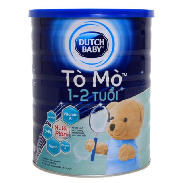 Sữa bột Dutch Lady Tò Mò 1-2 tuổi xanh