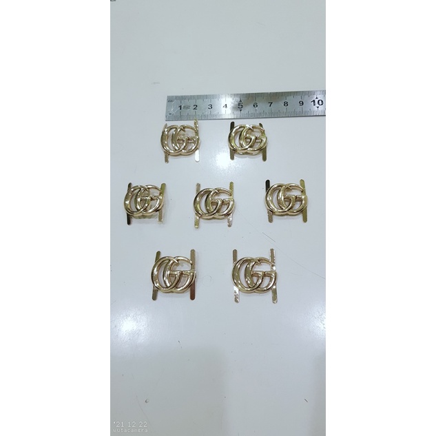 Khóa GC kim loại  trang trí Túi xách, ví, vật dụng handmade