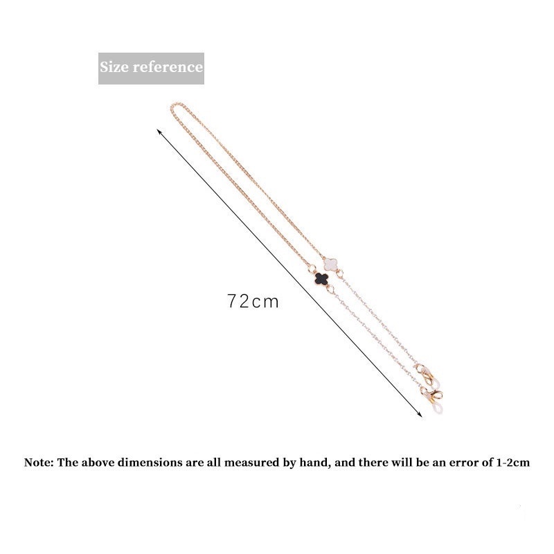 1 Dây Đeo Khẩu Trang Hình Cỏ Bốn Lá Chống Mất 72CM Thời Trang