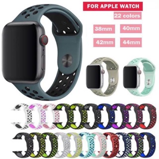 Dây đeo thay thế bằng cao su chất lượng cao dành cho đồng hồ thông minh Apple Watch 1/2/3 cỡ 38/42mm