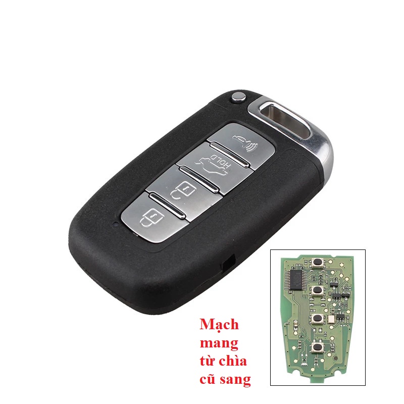 [4 Nút] Vỏ Chìa Khóa Xe KIA - Remote Điều Khiển Từ Xa