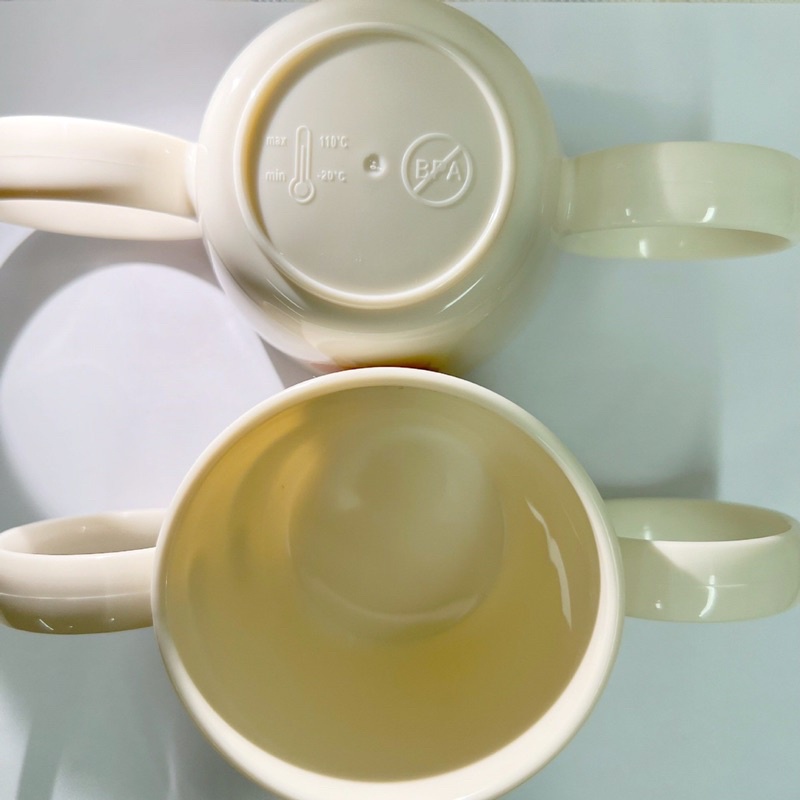 Cốc tập hút ba giai đoạn chống đổ Tgm x Dottodot Hàn 2in1 kèm nắp đậy kiêm bát ăn dặm snack cho bé- Haobaby2018