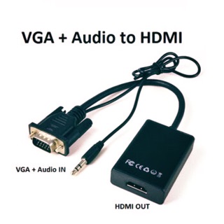 Cáp chuyển đổi VGA sang HDMI có âm thanh