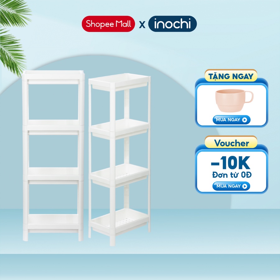 Kệ Để Đồ Nhà Tắm 4 Tầng INOCHI Dùng Đựng Đồ Phòng Tắm Hoặc Làm Giá Để Đồ Phòng Ngủ