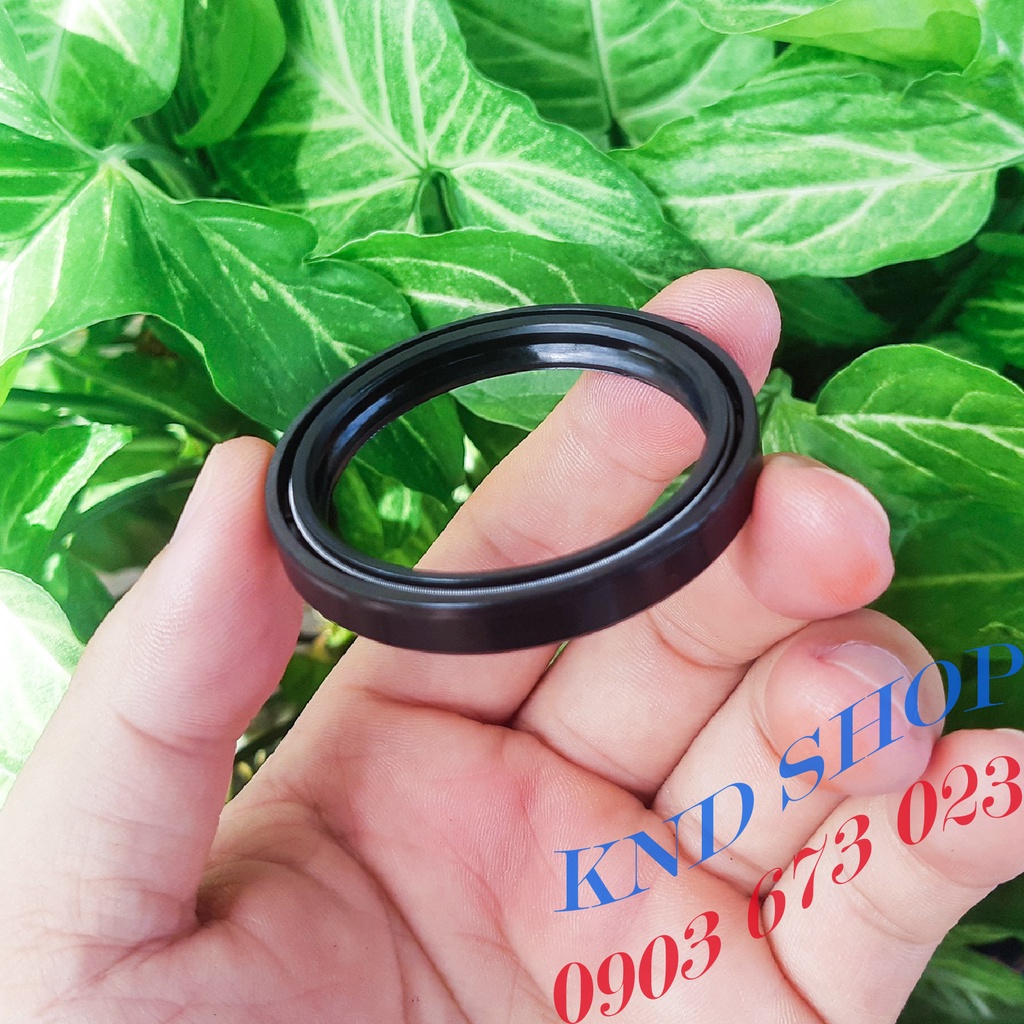 Phốt dầu 2 lò xo DC 47*57*7, Phốt chặn nhớt trục chuyên cho phụ tùng xe máy, xe ba gác, máy sản xuất công nghiệp