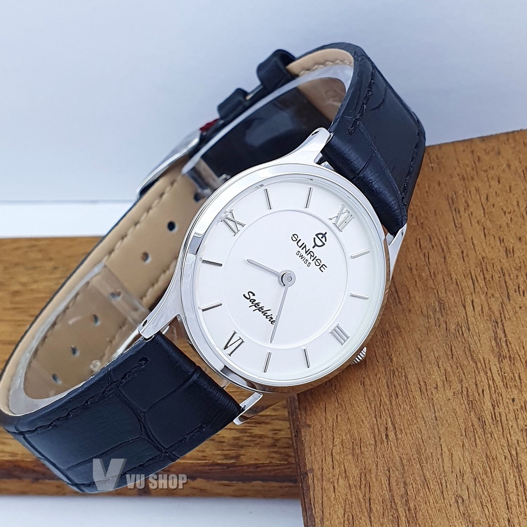 Đồng hồ nữ Sunrise DL736PWC - Kính sapphire