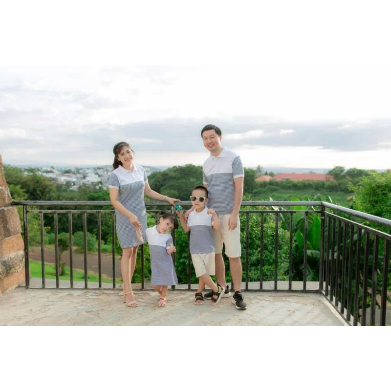 Set váy áo gia đình 3/4/5 người hàng tốt. Familystore
