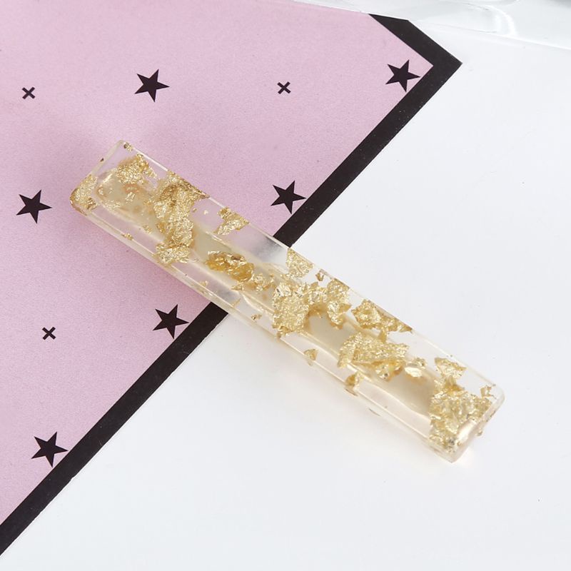 Kẹp Tóc Mỏ Vịt Họa Tiết Vân Đá Bằng Acrylic Màu Kẹo Ngọt Phong Cách Hàn Quốc Cho Nữ