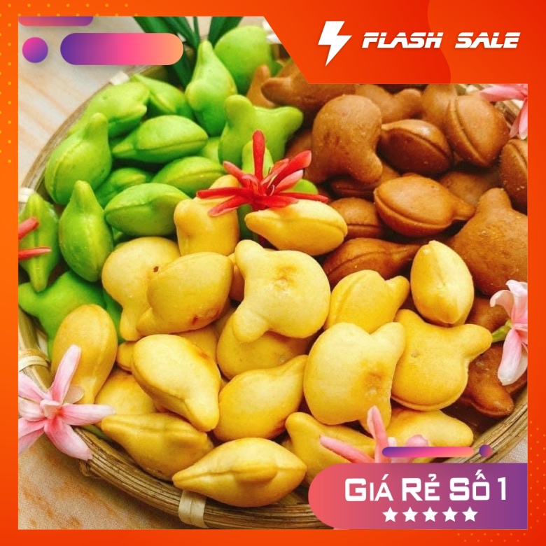 Bánh gấu nhân kem 3 vị Eric's Food 420g, ăn vặt cho bé, siêu ngon, giá rẻ