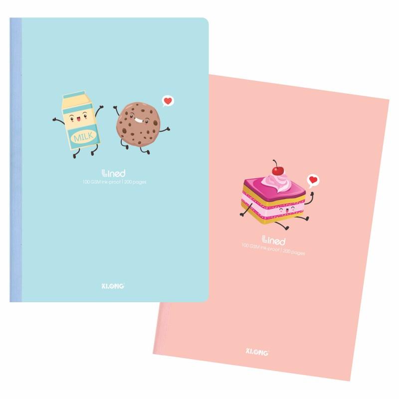 Vở Kẻ Ngang Foodie 825 Nhà Cam