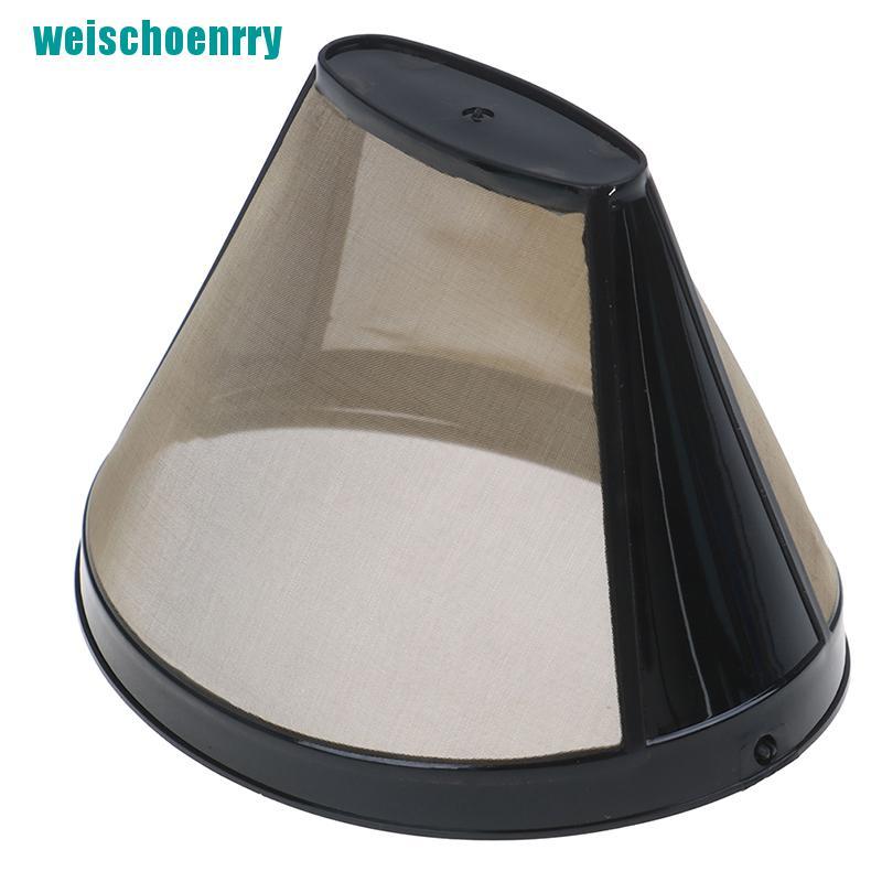 Rér●Lưới Lọc Cà Phê Tay Cầm Hình Nón Màu Vàng Có Thể Giặt Và Tái Sử