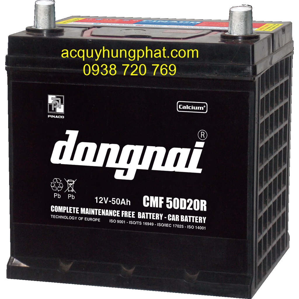 ẮC QUY ĐÔNG NAI CMF 50D20R/L (12V - 50Ah)