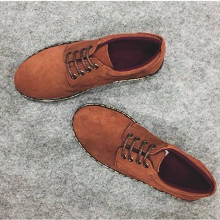 Giày da lộn🎁freeship🎁giảm 10k🎁giày nam da lộn chống nước cao cấp, dáng uniex, giày dr martens siêu bền