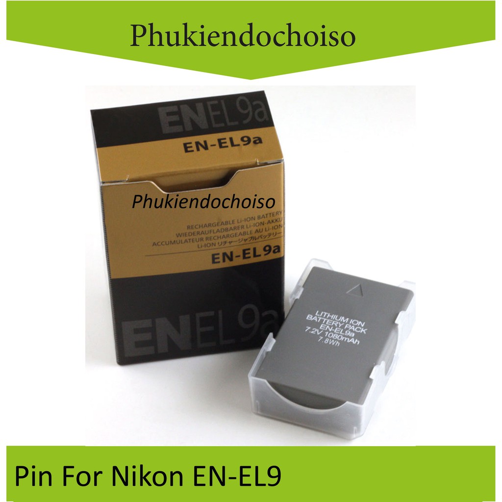 Pin thay thế pin máy ảnh Nikon EN-EL9