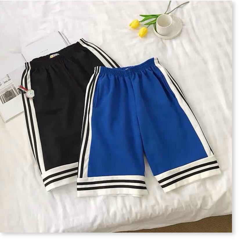 QUẦN SHORT NỮ KẺ SỌC CÁ TÍNH CHẤT THUN CO GIẢN 4 CHIỀU THOÁNG MÁT LANA FASHION