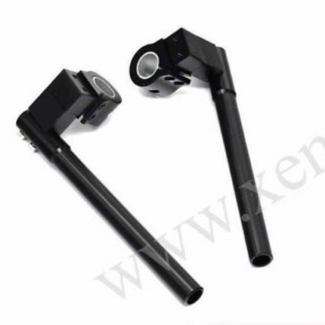 GHI ĐÔNG CLIP-ON ĐỘ CAFE RACER - Ghi đông clip-on độ Cafe racer Su GN125 win Chopper Bobber CG125 GN125 nhôm CNC 26 31mm
