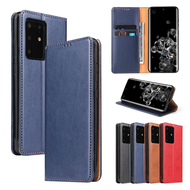 Bao da điện thoại thiết kế tiện lợi thời trang cho Samsung S20 Ultra S10 A80 A71 A70 A51 A50 A40