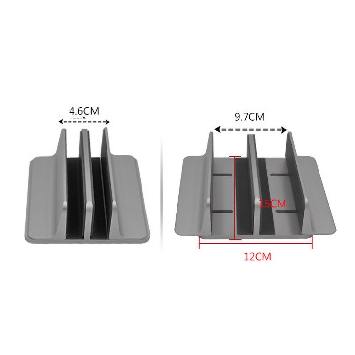 Đế kẹp giữ laptop, MTB dựng đứng, khe có thể điều chỉnh DTN11