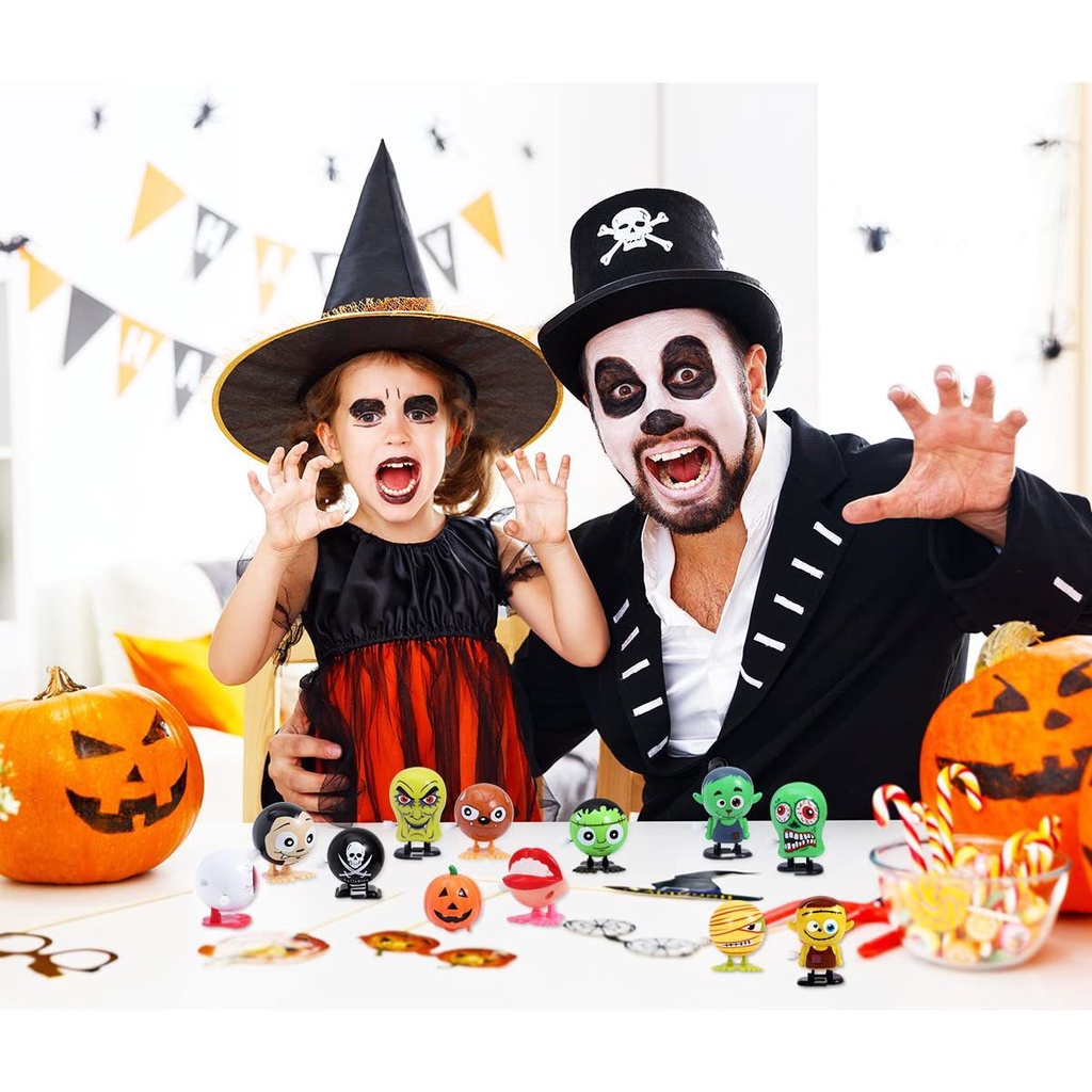 Đồ Chơi Lên Dây Cót Hình Răng Phù Thủy Vui Nhộn Cho Halloween