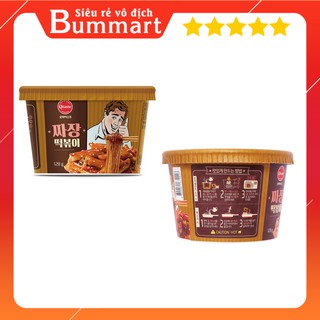 Bánh Gạo Topokki Và Miến Ăn Liền Otaste Sốt JaJang Tô 128g