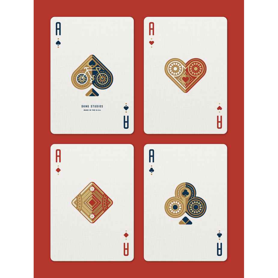 Bài tây ảo thuật chính hãng : Red Wheel Playing Cards