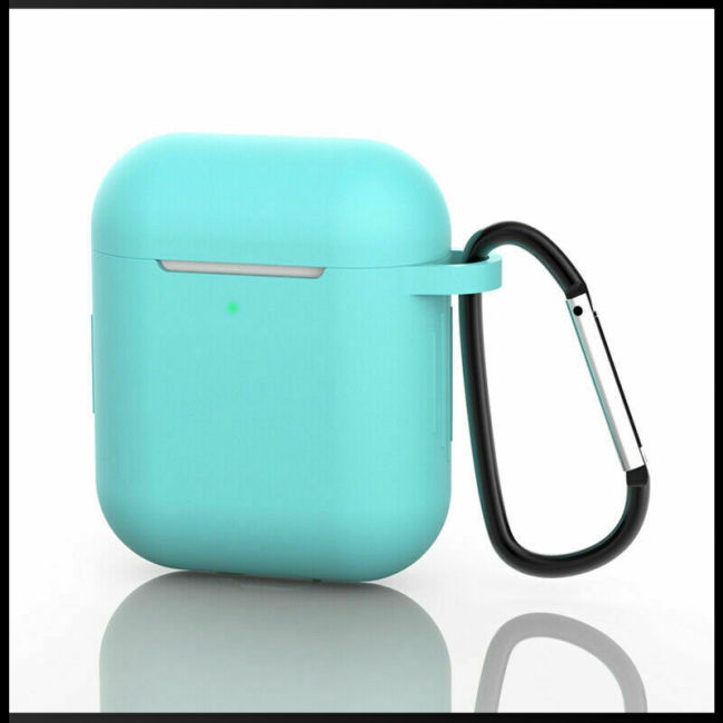 Vỏ Bảo Vệ Hộp Sạc Tai Nghe Airpods 1 / 2 Bằng Silicon Chống Rơi Hình Zevaret Có Móc Treo Tiện Dụng