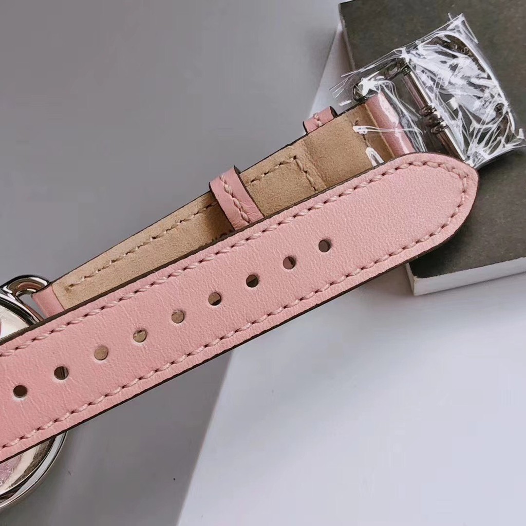 Đồng Hồ Nữ Coach Delancy , Dây Da , Màu Đen / Hồng , Size 36mm