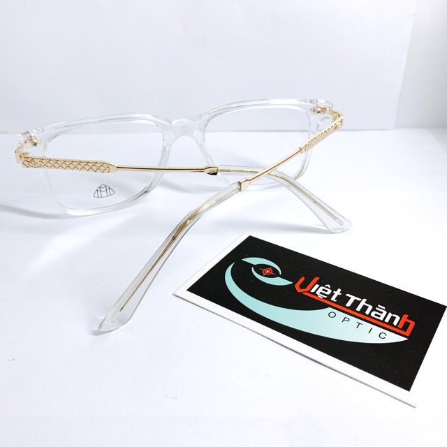 Gọng Trong Suốt Giả Cận Mắt Kính Màu Trăng O Độ Thời Trang đẹp
