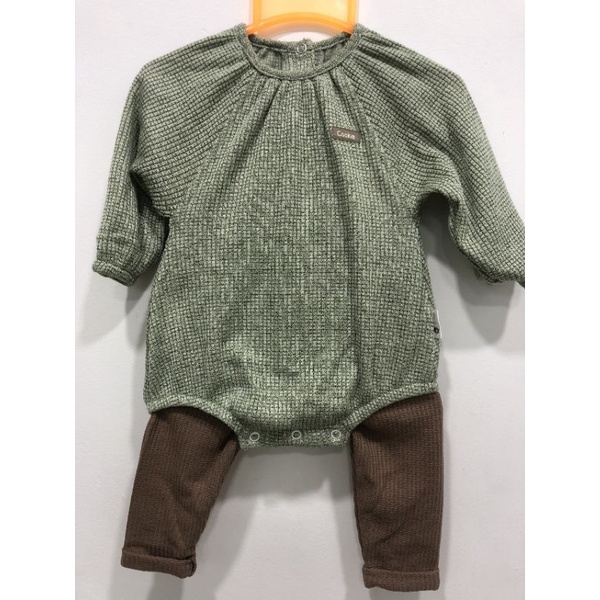 COOKIE -Bodysuit dài tay chất len xốp cho bé từ 0m đến 12M