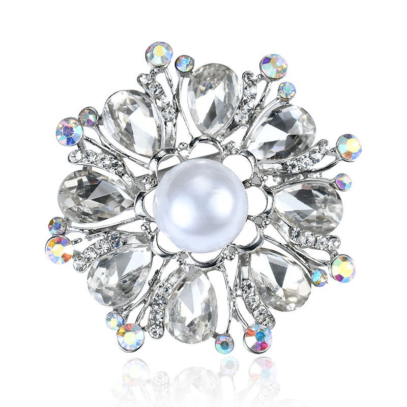 Trâm Cài Áo Đính Đá Pha Lê Cỡ Lớn Nhiều Màu Sang Trọng Thời Trang Cho Nam Và Nữ