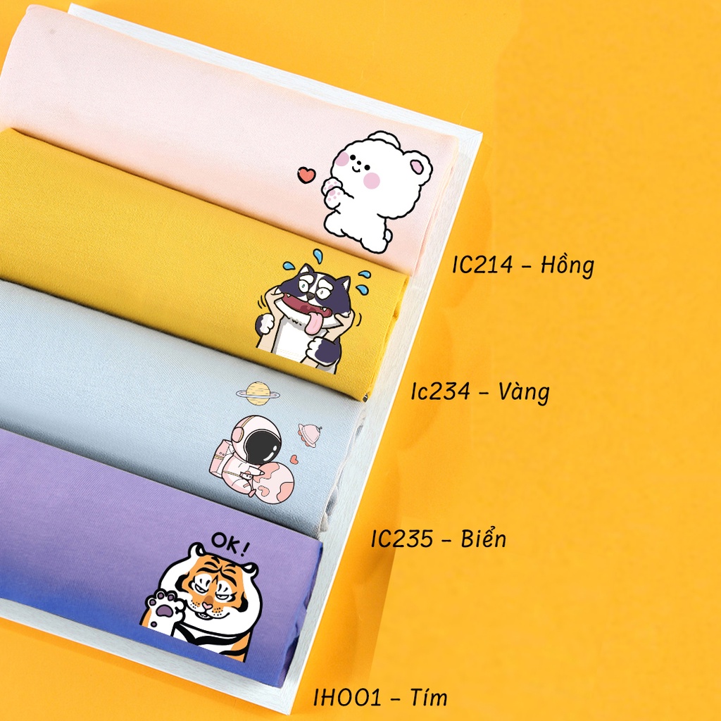 Áo Thun Cotton Cute Unisex Nam Nữ Dễ Thương giá rẻ