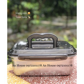 Hộp đựng thực phẩm Inox 304 (hàng có sẵn)