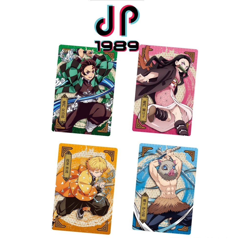 Thẻ Wafer Thanh Gươm Diệt Quỷ 4 Chính Hãng BANDAI