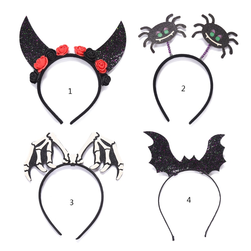 Băng Đô Hình Nhện Kinh Dị Hóa Trang Halloween Cho Người Lớn Và Trẻ Em